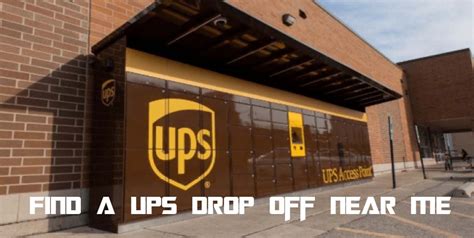 UPS Customer Center. . Ups dropoff points near me